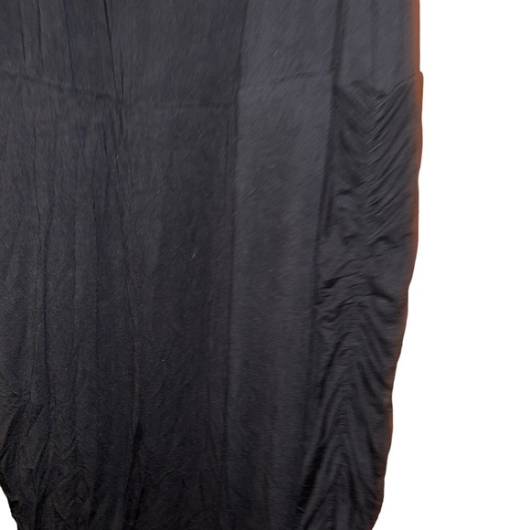 Torrid Black Shirred Jersey Bodycon Dress 5x 28 maxi - Picture 4 of 6